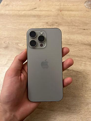 Apple iPhone: IPhone 15 Pro Max, 256 GB, Desert Titanium, Face ID — 6