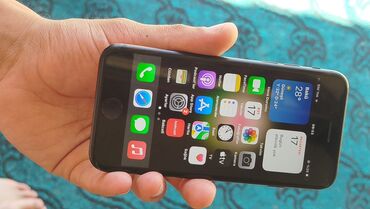 Apple iPhone: IPhone SE 2020, 64 GB, Qara, Barmaq izi, Simsiz şarj, Sənədlərlə