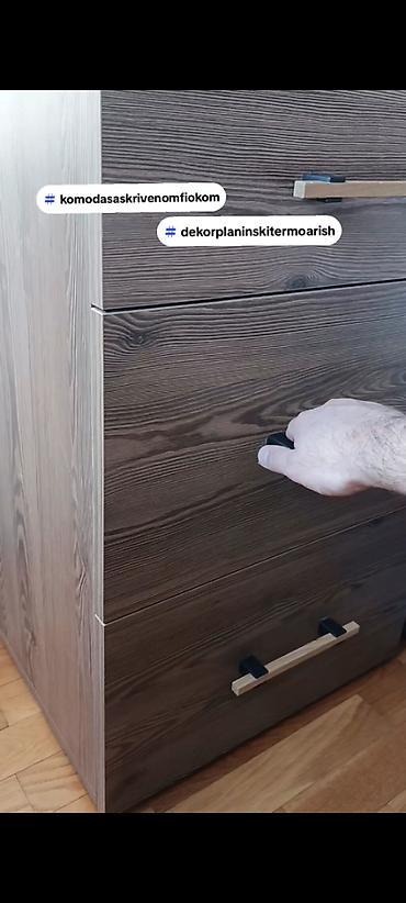 ikea ormari srbija: -Komoda sa skrivenom fiokom se izradjuje od Univera debljine 18mm u — 2