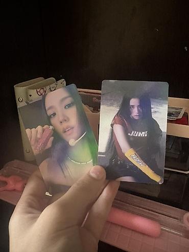 İncəsənət və kolleksiyalar: BLACKPINK Jisoo fotokartları – 2 ədəd set Hasarsız dı Lomo Card denesı — 1