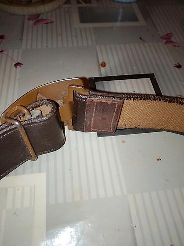 Kəmərlər: Məhsul: Sovet dövrü hərbi kəmər Təsvir: - Material: qalın süni dəri — 2