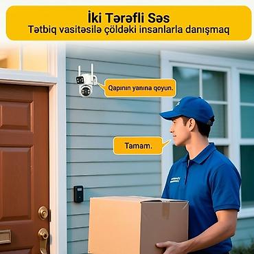 5G Wi‑Fi Açıq Hava Təhlükəsizlik Kamerası – İkili obyektiv, ağıllı — 3