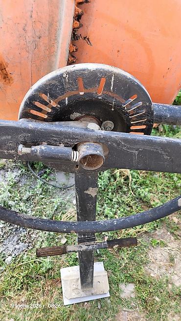 Beton qarışdıranlar: Elektrik betonqarışdıran (beton mikseri) - Portağal rəngli polad — 4