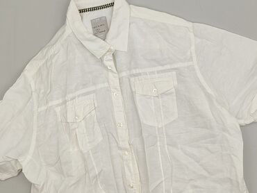 ciekawe wzory na ubrania: BLANC, Shirt for men, size 2XL (EU 44)