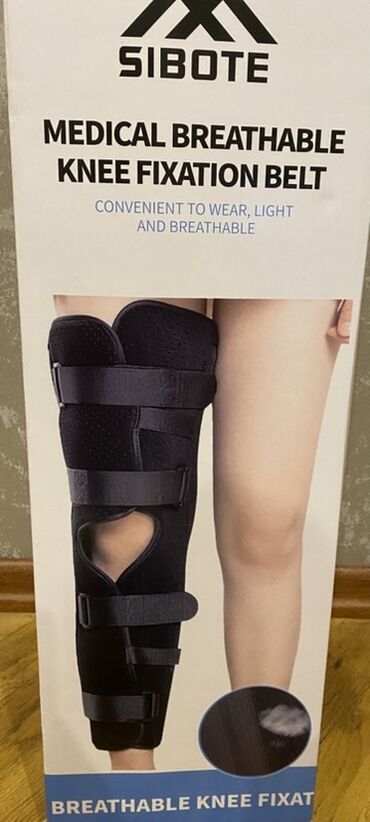 Bintlər, sarğılar: SIBOTE Medical Breathable Knee Fixation Belt – diz immobilizatoru