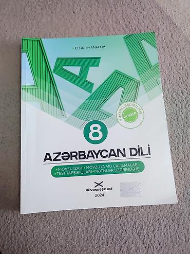 Testlər: 8 SİNİF AZƏRBAYCAN DİLİ GÜVƏN 2024 CÜ İL NƏŞR TEST KİTABI. İÇƏRİSİNDƏ — 1