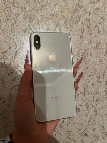 Apple iPhone: IPhone X, 256 GB, White Titanium