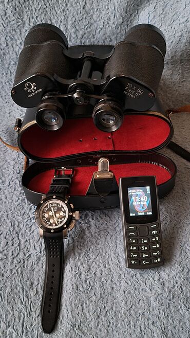 Dvogledi i teleskopi: Daljinogled 10x50 sa kožnom futrolom - Optika: 10x uvećanje, prečnik — 1