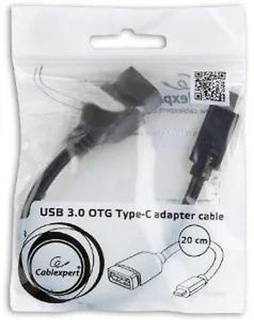 Druga oprema za računare i laptopove: USB 3.0 OTG Type‑C adapter kabl – 20 cm Opis: - OTG adapter kabl sa — 2