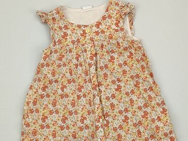 sukienki w kwiaty na ramiączkach: Sukienka, H&M, 9-12 m, stan - Dobry