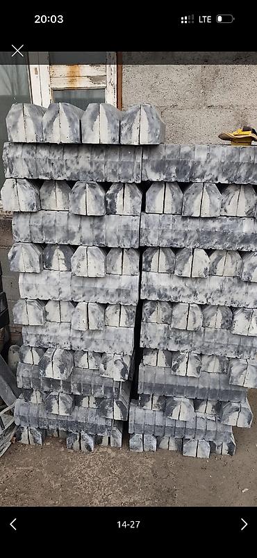 Дорожные бордюры: Дорожный бордюр, Прессованный, Бетонный, Новый — 20