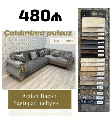 İkimərtəbəli uşaq çarpayıları: Künc divan, Yeni, Pulsuz çatdırılma