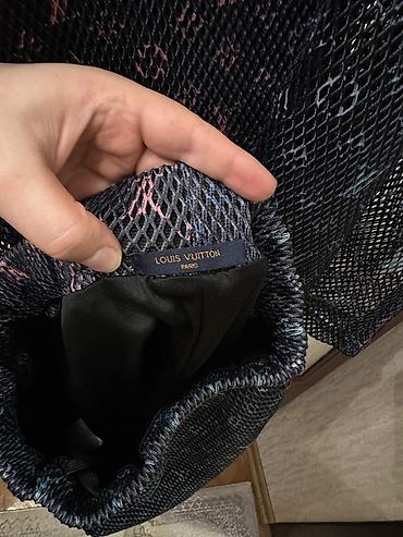 sortlar: Louis Vuitton iki hissəli dəst – tül/tor teksturalı şortik və qısaqol — 4