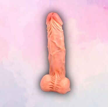 биг пенис: Реалистичный фаллоимитатор на присоске LVL69- женская игрушка