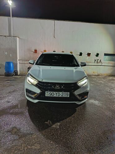 VAZ (LADA): LADA Vesta Sedan – ağ rəng, təcili satilir maşın lizinqdi 15 ayı — 4