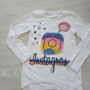 cestitki za bebe: Dečija majica sa dugim rukavima – Instagram motiv - Boja: bela - — 1
