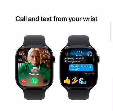 agilli saat: Ağıllı saat – Apple watch 10- 46mm pil sağlığı 100℅ çox az işlənib — 3