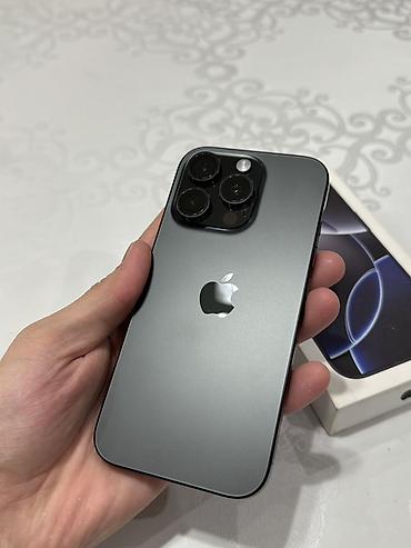 IPhone 16 Pro, Б/у, 256 ГБ, Черный, Коробка, 91 %