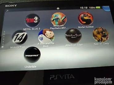 PS Vita (Sony Playstation Vita): 🎮 Sony PlayStation PS VITA Slim (PCH-2016) Blue/Black – Japanska — 11