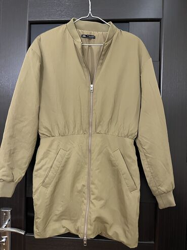 Otaq bitkiləri: Yeni - Zara devetüyü rəngli, uzunqol bomber plaş don. Ön hissədən — 13