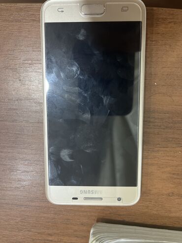 samsung j5 2015 ekran: Samsung Galaxy J5 Prime, 16 GB, rəng - Qızılı, Barmaq izi, İki sim kartlı