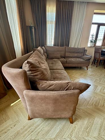 divan iwlenmiw: Brend: Saloglu Home Style Məhsul: L formalı künc divan Müasir, incə — 3