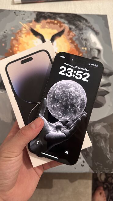 про макс 12: IPhone 14 Pro Max, Колдонулган, 512 ГБ, Кара, Каптама, Куту, Коргоочу айнек, 92 %