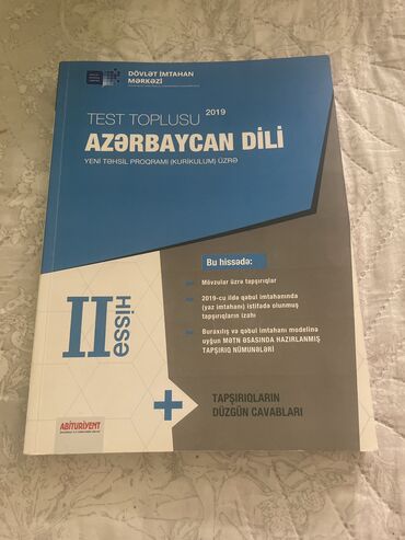 bakida ikinci el ev eşyaları: Azərbaycan dili test toplusu ikinci hissə 2019
əlaqə nömrəsi