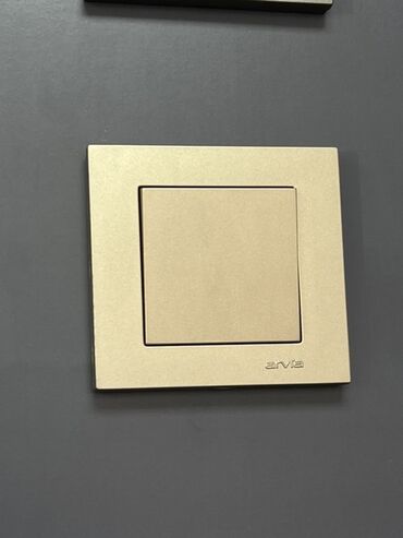 меняю на 07: Выключатель Arvia, одноклавишный, накладной. - Цвет: матовое золото
