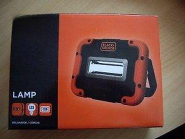 Baštenska rasveta: BLACK+DECKER prenosna LED radna lampa - Snažan COB LED panel za širok — 24