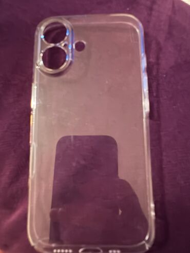 şüşəli soyuducu: Iphone 16 case. Qalin plasmasdir material. Real alicilar narahat
