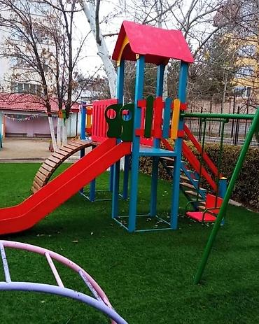 Детские горки: Горки и комплексы для детских площадок, пластик металл дерево на — 2