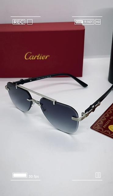 Cartier gün eynəyi - Rimless (çərçivəsiz) dizayn, metal üst körpü və lalafo.az -da Cartier gün eynəyi - Rimless (çərçivəsiz) dizayn, metal üst körpü və