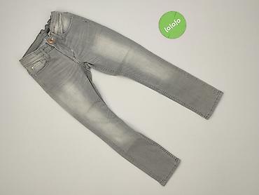 szare jeansy hm: Spodnie jeansowe, H&M, 5-6 lat, 110/116, stan - Idealny — 2