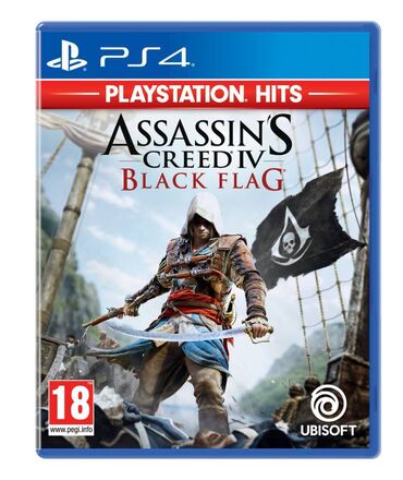 ретро приставка: Игра Assassin's Creed IV: Black Flag. Издание PS Hits (PS4) позволит