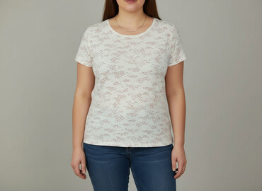 białe t shirty basic: Papaya, Футболка жіноча, розмір 3XL