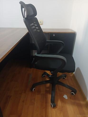 Ofis mebeli: Erqonomik ofis kreslosu - Material: nəfəsalan mesh arxa hissə və — 3