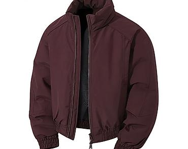 Куртки: Утеплённая мужская куртка-бомбер - Свободный крой oversize с — 4