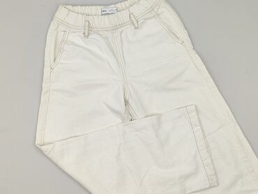 spodnie camel: Spodnie jeansowe, Zara, 10 lat, 134/140, stan - Bardzo dobry