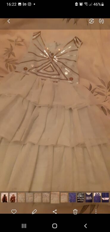 белое платье: Детское платье H&M