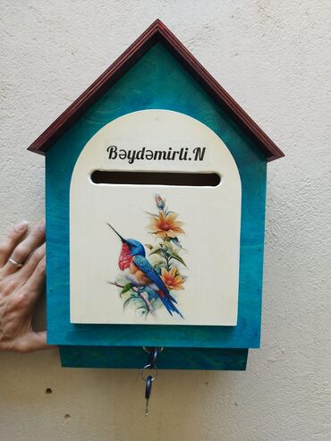 Ev üçün digər mallar: 🌿 Taxtadan hazırlanmış əl işi poçt qutusu 🌿 Həm dekorativ, həm də — 3