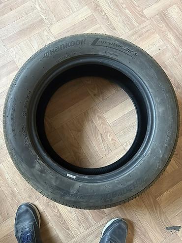 Шины 225 / 55 / R 17, Лето, Б/у, Комплект, Легковые, Корея, Hankook