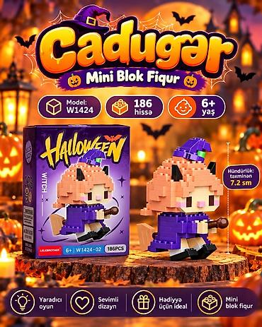 stitch oyuncaq: LELEBROTHER Halloween Mini Blok Dəsti – Model: W1424 6 fərqli model — 4