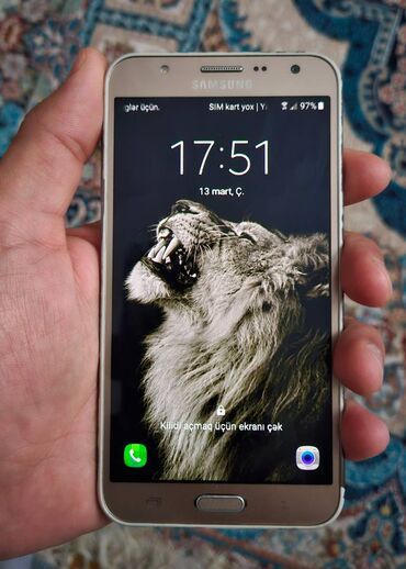 samsung 1: Samsung Galaxy J7, 16 GB, rəng - Qızılı