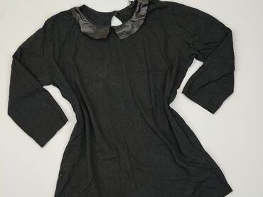 bluzki czarne z koronka: Bluzka SinSay, S (EU 36), Bawełna, stan - Dobry