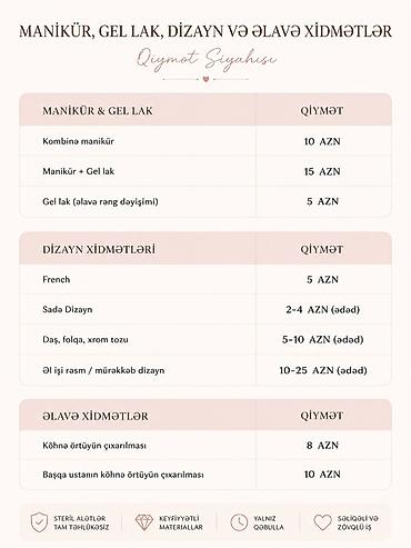 Başqa xidmətlər: Salam xanımlar 🌸 Əllərinizin gözəlliyi üçün səliqəli və zərif -da lalafo.az — 3 Başqa xidmətlər: Salam xanımlar 🌸 Əllərinizin gözəlliyi üçün səliqəli və zərif — 3
