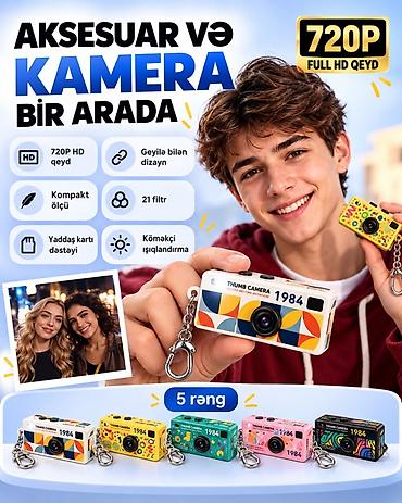 mini qacis aparati: Mini “Thumb Camera” – gündəlik çəkiliş üçün ultra-mini kamera - 720P — 5