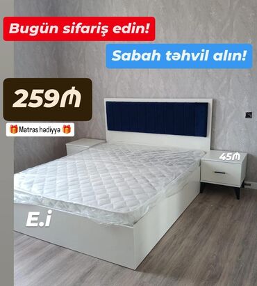 Çarpayılar: Yeni, İkinəfərlik çarpayı, Matras ilə