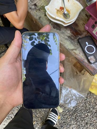 айфон 17 р: IPhone 12 Pro Max, Б/у, 128 ГБ, Matte Gold, Защитное стекло, Кабель, Чехол, 95 % — 3