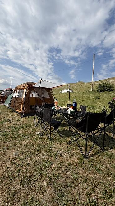 каток мини: 🏕️ Кемпинг палатка (?185 см) Бул кең жана ыңгайлуу кемпинг палатка — 1